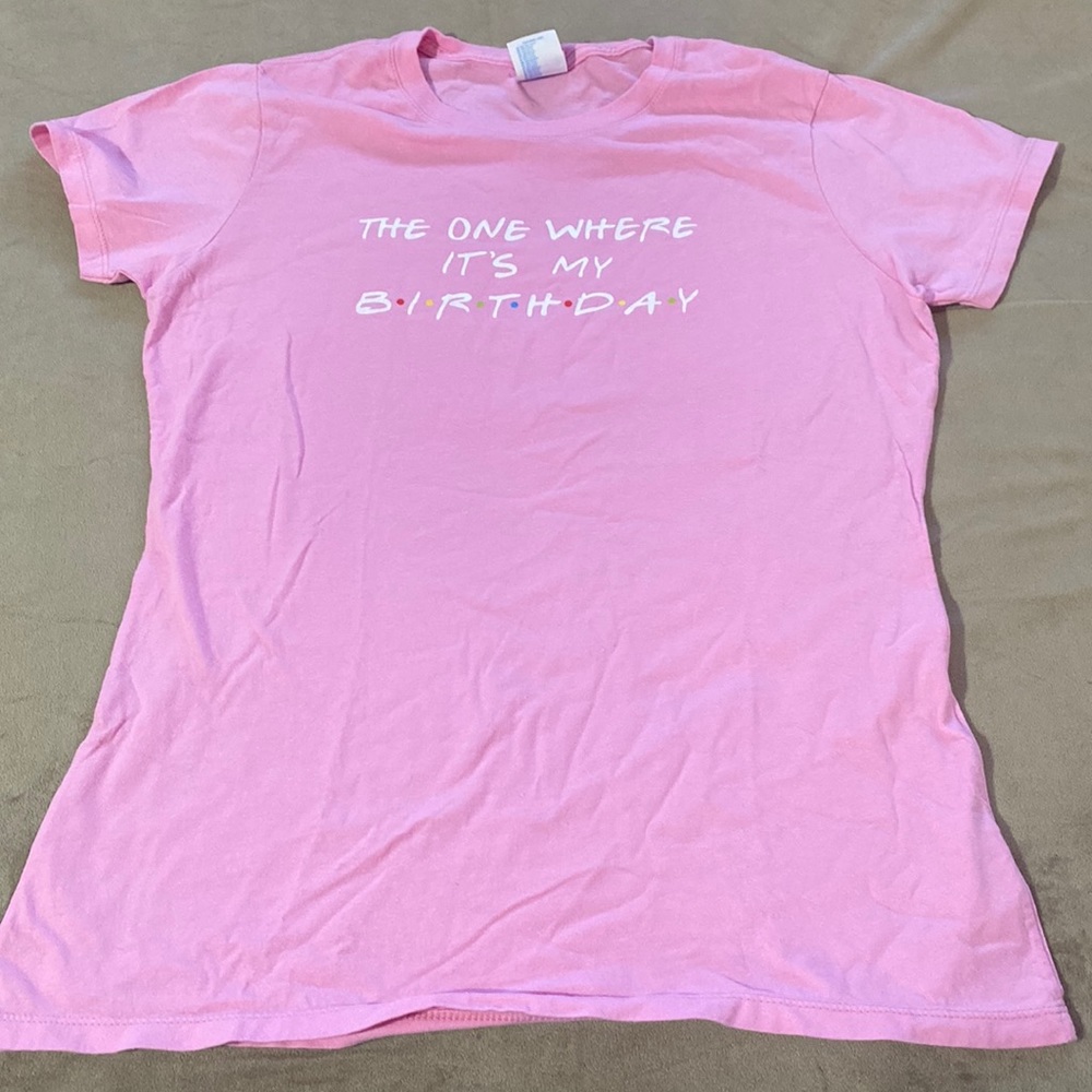 friends themed birthday shirt